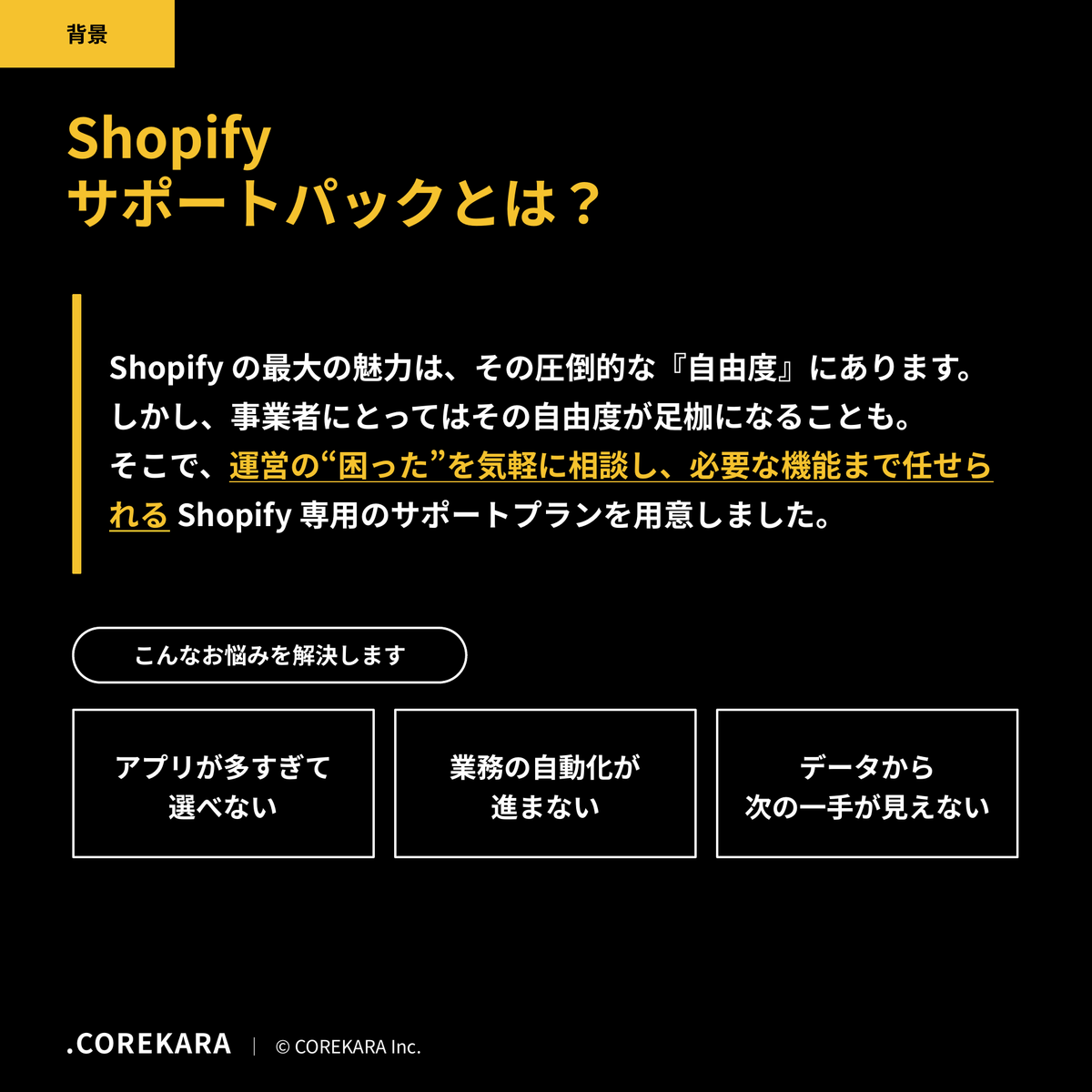 サポートパック（shopify）
