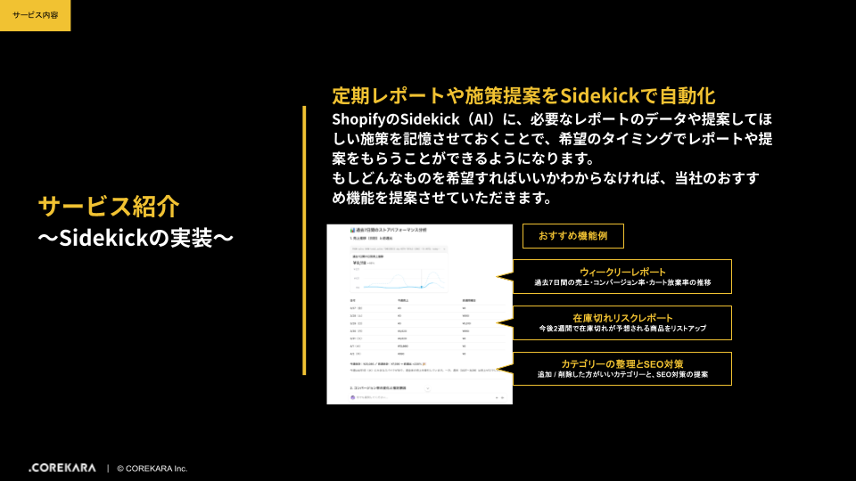 サポートパック（shopify）